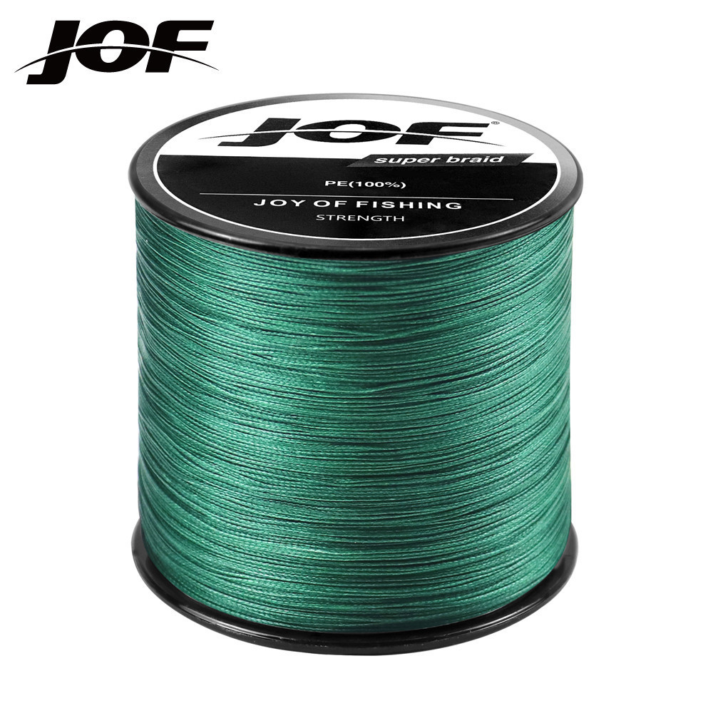 JOF 500M 8 Dây PE Dây bện Dây câu bện PE câu nước mặn biển siêu mạnh