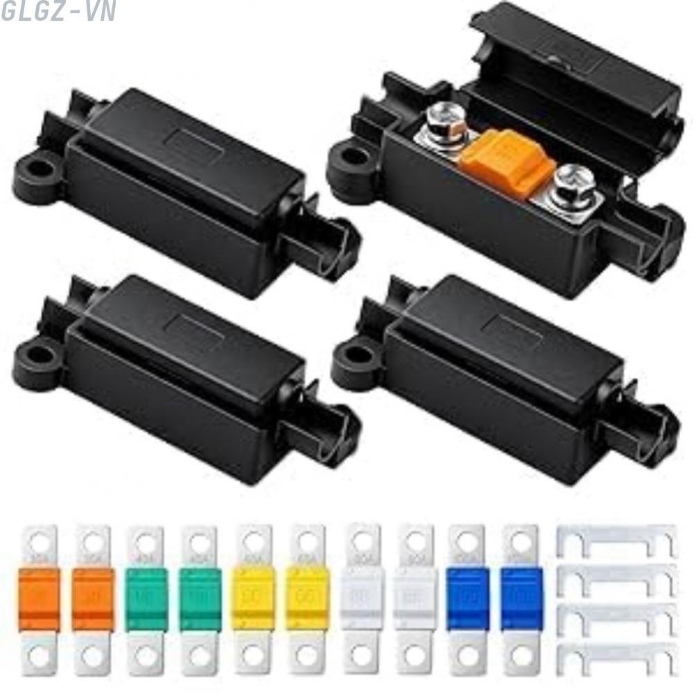 Midi Fuse Holder Flame-retardant Nylon M5 Threaded Bolts Alternator Protection