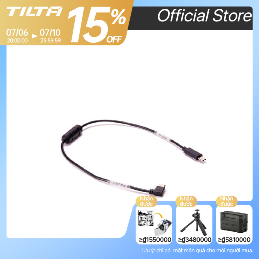 Phụ kiện chụp ảnh TILTACáp chạy / dừng USB-C Dòng A6 / A7 / A9 tương thích với DJI RS2 cho Sony, dàn