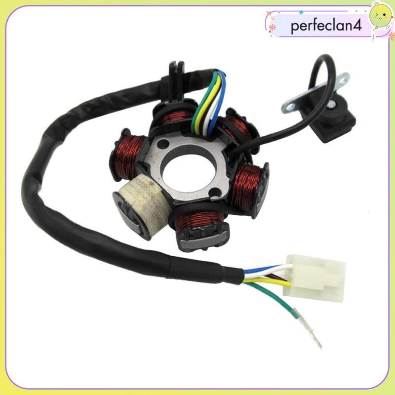 Magneto Stator 6 cuộn 6 cực 5 dây cho xe tay ga xe máy ATV Gy6 125cc 150cc