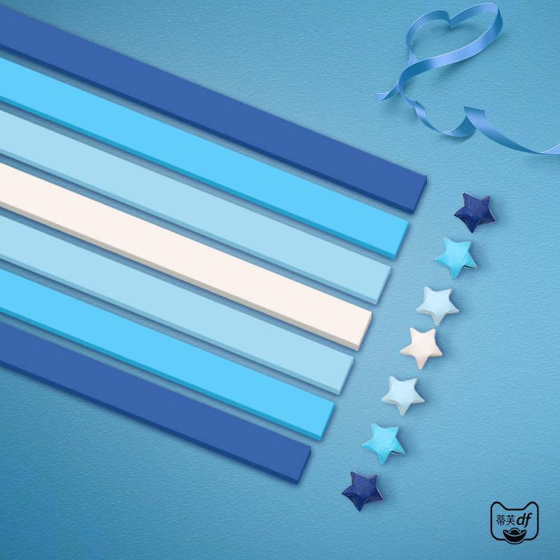 giấy gấp sao 1000 tờ giấy gấp sao giấy gấp ngôi sao Ngôi Sao Origami Màu Gradient Xếp Chồng Ngôi Sao