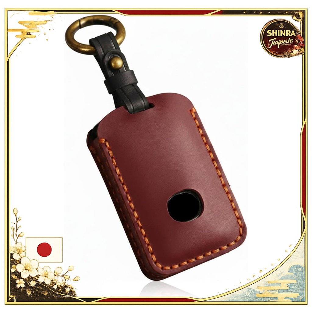 《Direct From Japan》  Krovat Mazda Key Case Genuine Leather Mazda3 Mazda6 Roadster Accessories CX3 CX