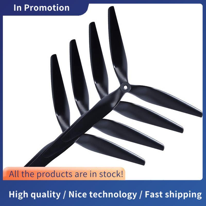 4 Cánh Cụ 10X5X3 10inch 3 Lưỡi Đen Carbon Gia Cố Nylon Cánh Quạt Cho RC FPV Drone Phụ Kiện