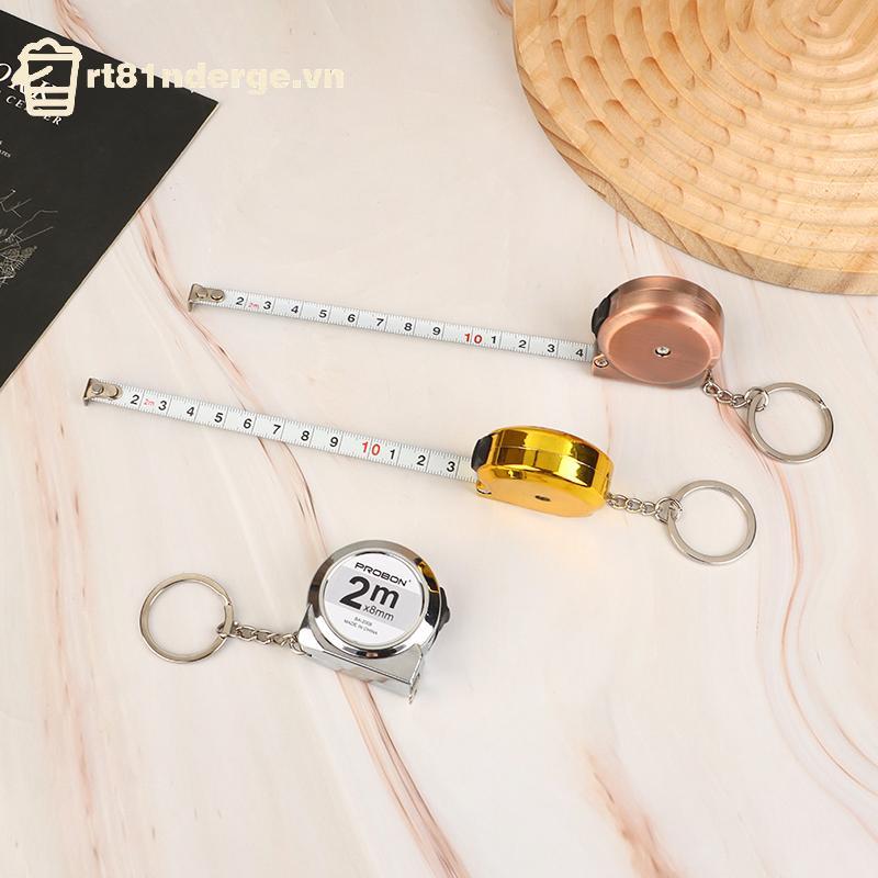 GE Mini Nhỏ Di Động Thước Băng Di Động Móc Chìa Khóa Di Động 2 M Thước Băng Thép Gia Đình Đo VN