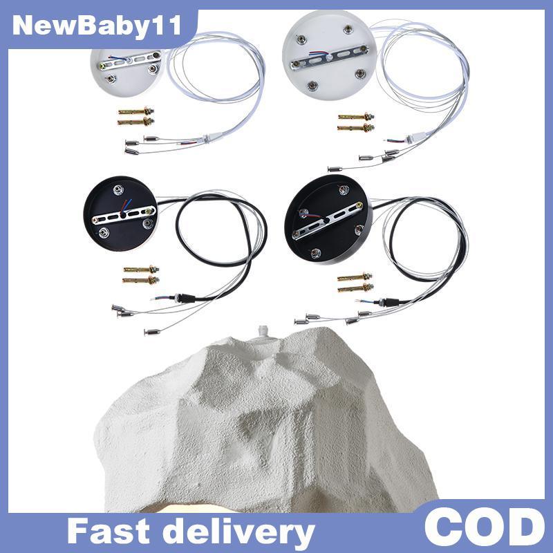 NY Universal Fit Trần Dây Thép Hoa Hồng Đế Đèn Trần Chịu Lực Cho Hầu Hết Mặt Dây Chuyền Gắn Đèn Sử D