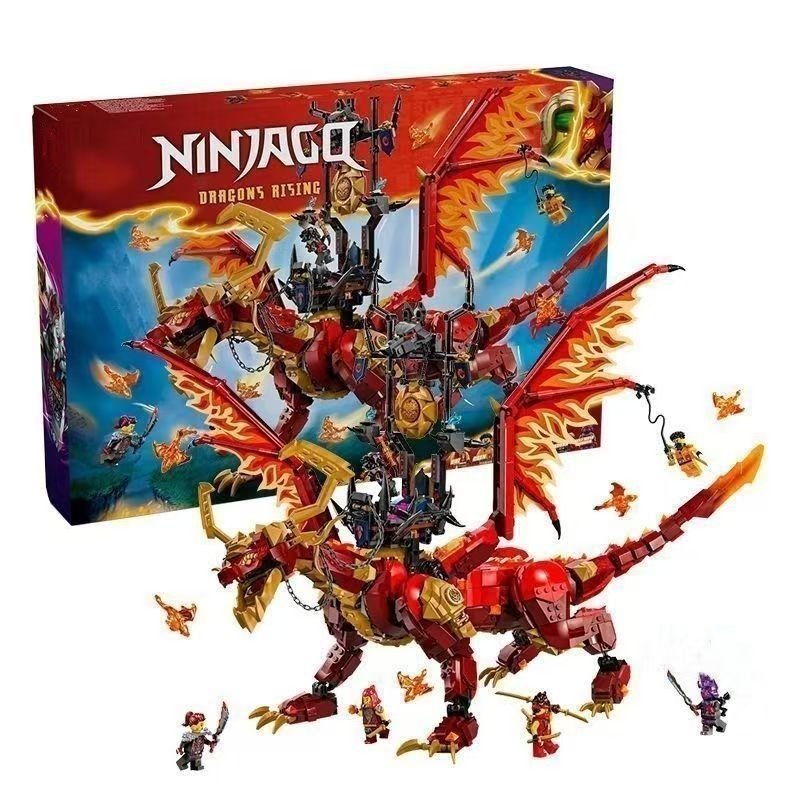 injago71822Mô hình lắp ráp công nghệ Người Sắt Mecha Rồng Hùng Mạnh
