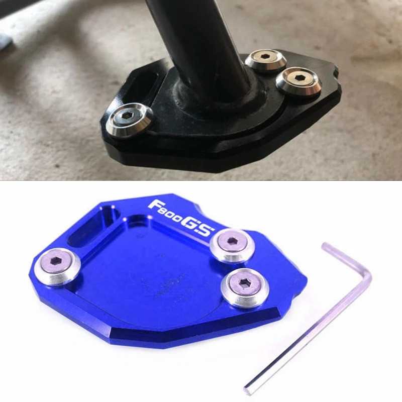 Xe Máy CNC Chân Đế Chân Bên Chân Đế Nối Dài Tấm Hỗ Trợ Cho F800GS F800 GS F 800GS 2008-2015