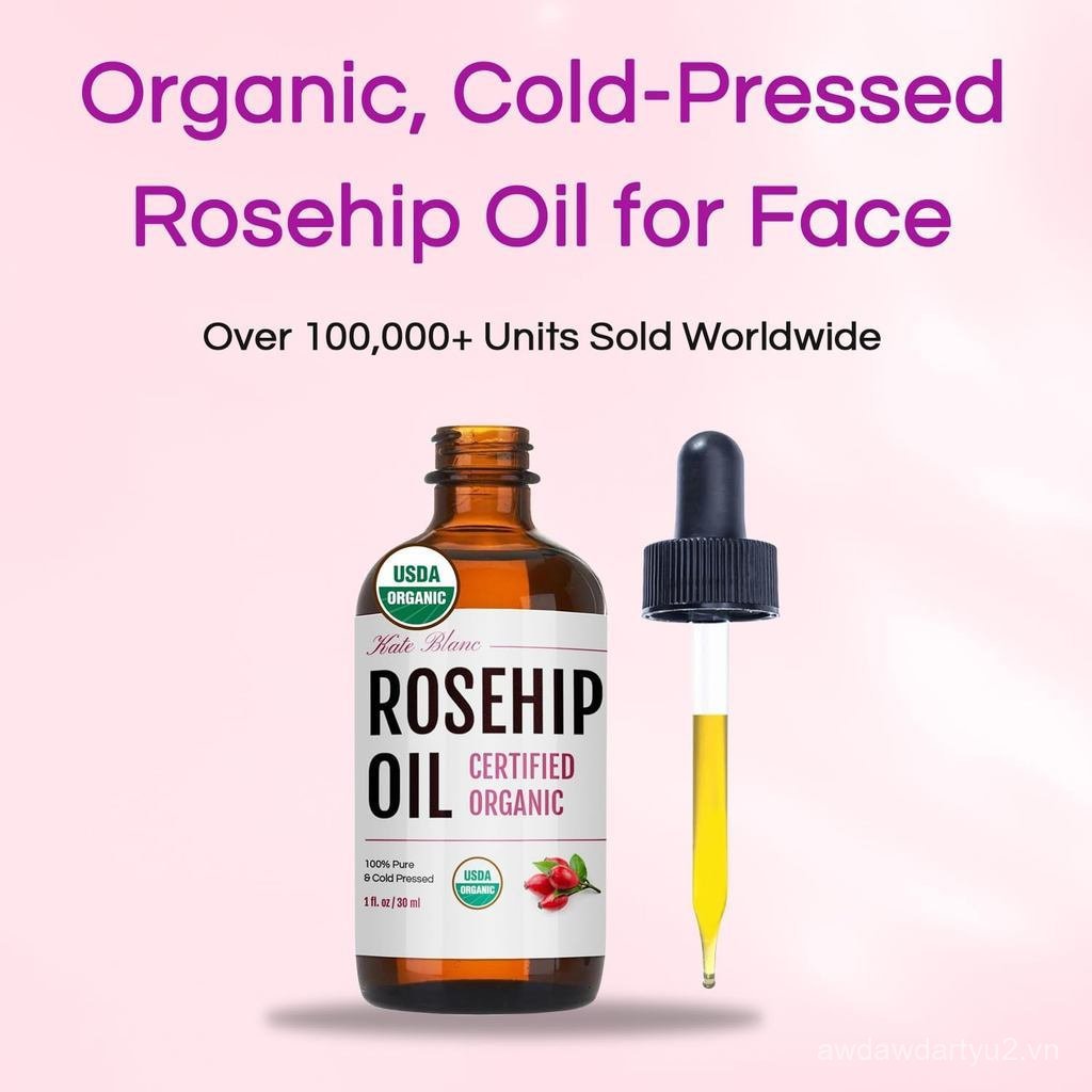 KateBlancCoeticsRosehipSeedOilforFace, PureOrganic|ColdPressUnrefinedRoseHipFacialOilfor, Hair & Gua