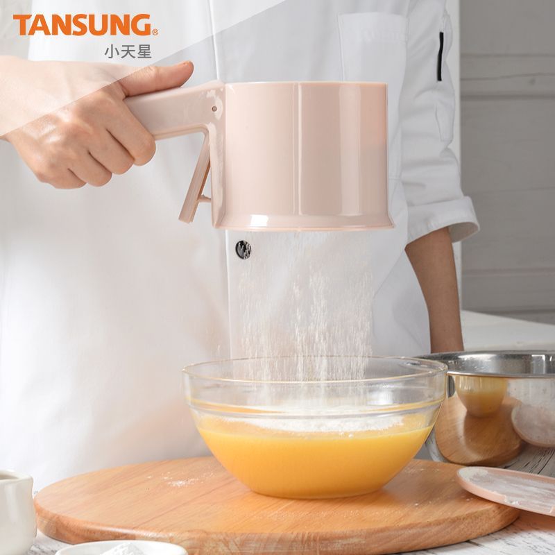 Preferred#Baking tool manual flour sieve pp Manual flour sieve for baking Semi-automatic convenient 