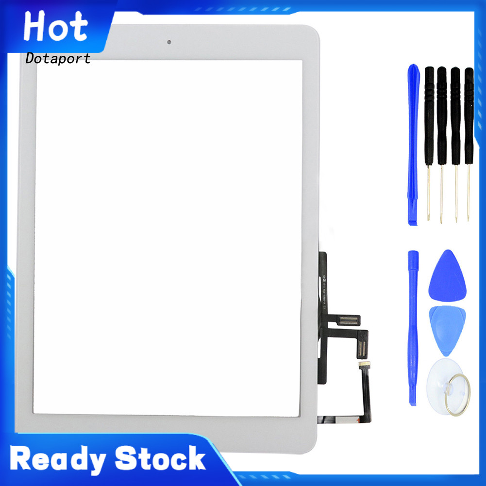KDDT- Màn hình số hóa cảm ứng + Keo dán + Nút Home Flex cho iPad Air A1474 A1475