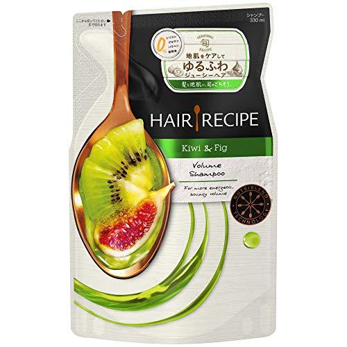 Hair Recipe Kiwi Empower Volume Shampoo for Flat Hair, Refill 330mL/ Direct from JAPAN
