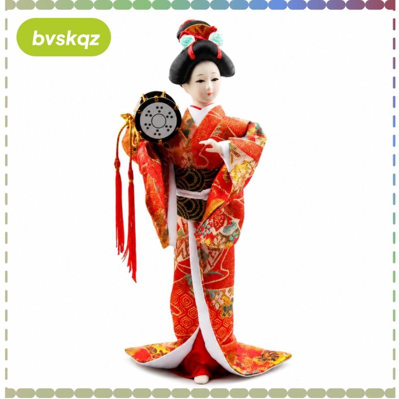 Nhật Bản Geisha Hình Trang Trí Tóc Để Bàn Búp Bê Geisha R9001