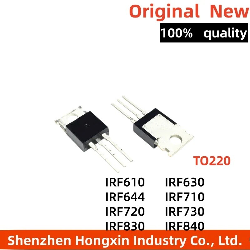 5 CHIẾC IRF610 IRF630 IRF710 IRF720 IRF644 IRF830 IRF730 IRF840 TO220 Bóng bán dẫn hiệu ứng trường k