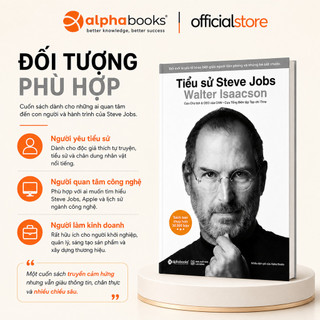 Sách Alphabooks - Tiểu Sử Steve Jobs (Walter Isaacson) (Alpha Books)