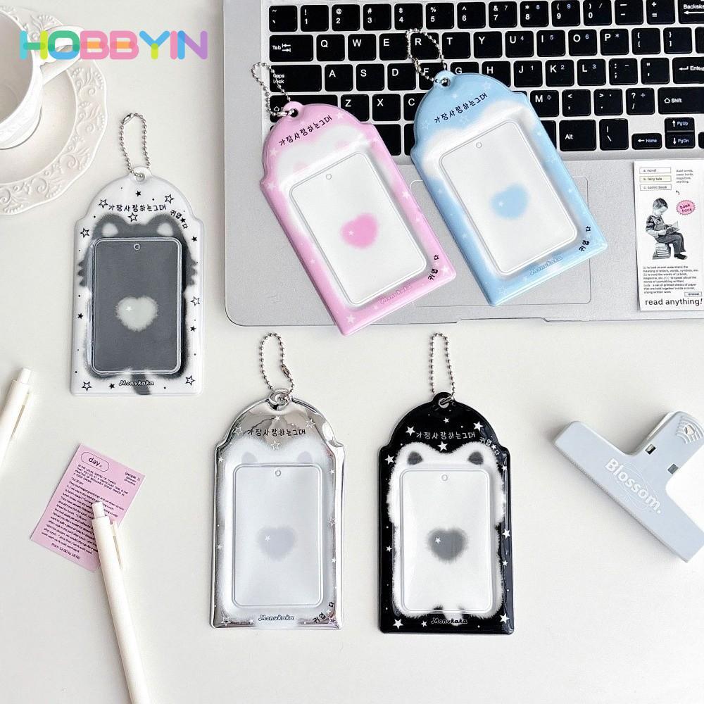 HOBBYIN Hộp đựng thẻ ngoại vi HOBBYIN Idol, Hộp đựng thẻ ảnh trang trí chuỗi phong cách Ins, Hộp đựn