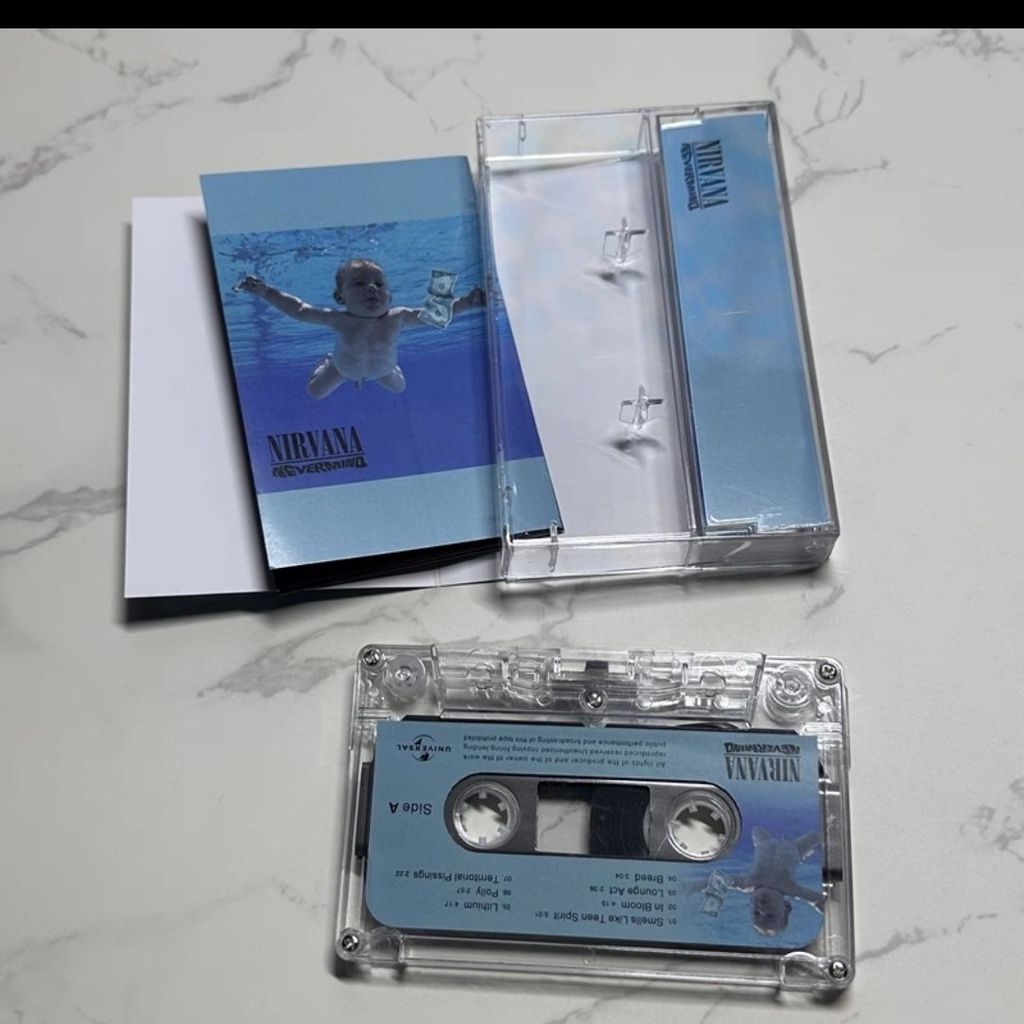 WZLDN Tape Rock Nirvana Nevermind Band Nirvana Nevermind Brand New Unopened with Lyrics Book