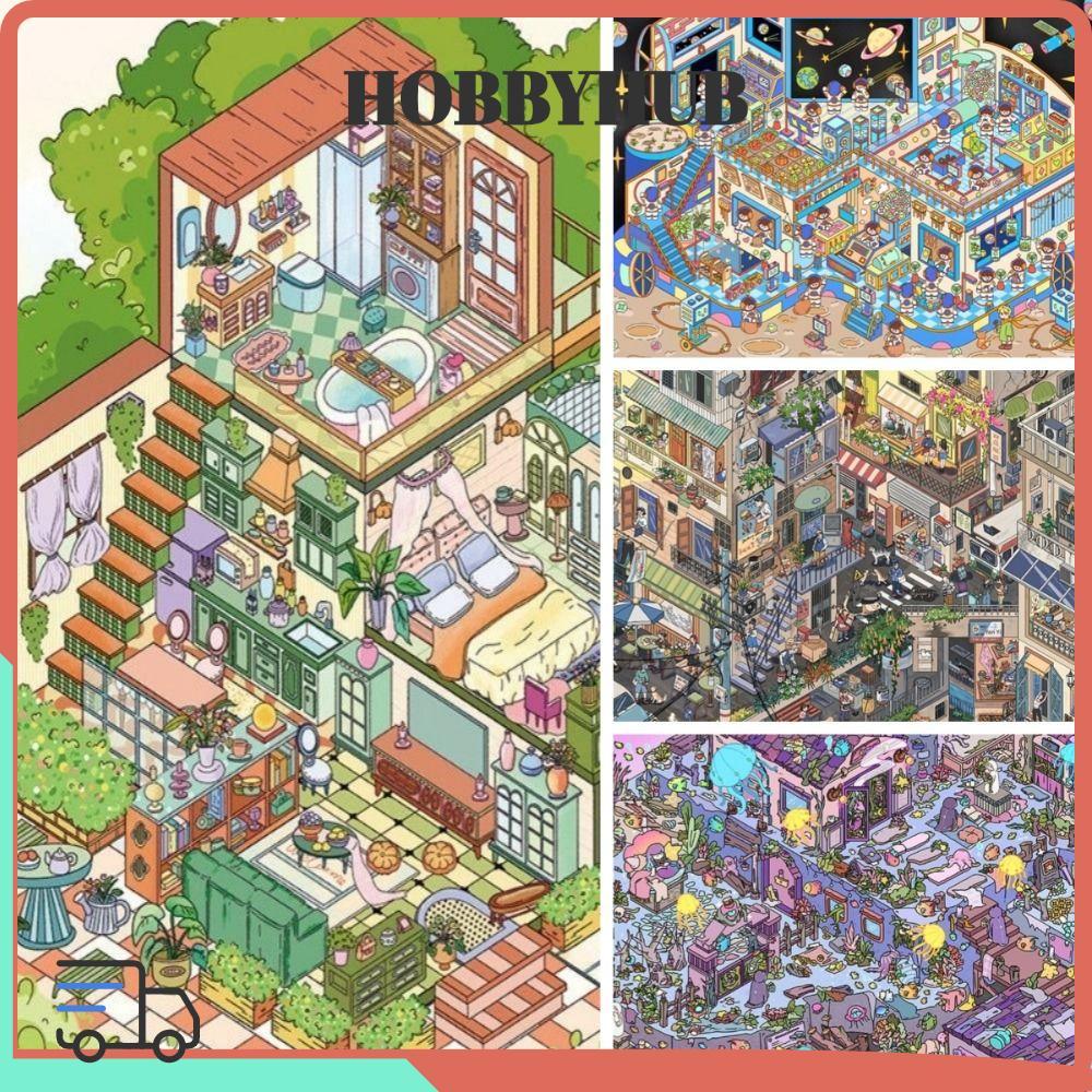 HOBBYHUB DIY Scene Sticker Die-cut Creative Crafts
