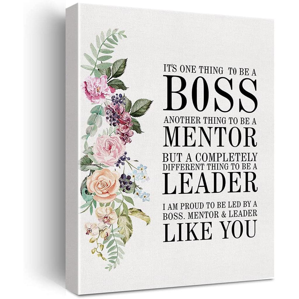 Boss Đánh Giá Cao Cho Nữ Nam Boss Poster Canvas Tranh Nghệ Thuật Treo Tường Cho HomeOfficeLiving Tra