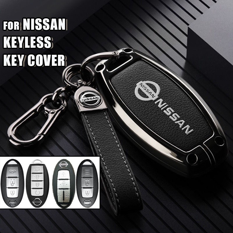 [keyless] Vỏ chìa khóa ô tô bằng hợp kim kẽm cho Nissan Serena Slyphy Navara & X-Trail Almera Grand 