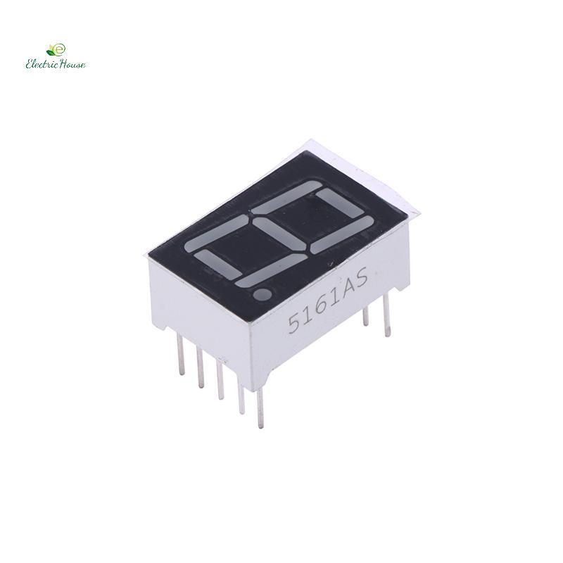 [Nhà Điện] 10 Chiếc Kỹ Thuật Số Tubemon AnodeCathode 0.56 Inch 10Pins 5161AS 5161BS 1 Bit Chữ Số 7 P