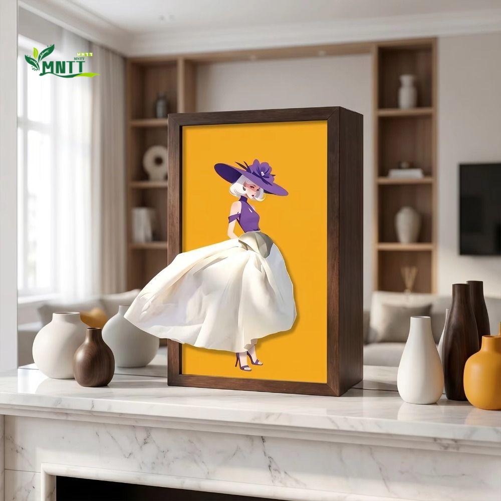 MNTT Ballet Khăn Giấy Hộp Gỗ Để Bàn Thanh Lịch Giá Đỡ Bàn Đầu Giường