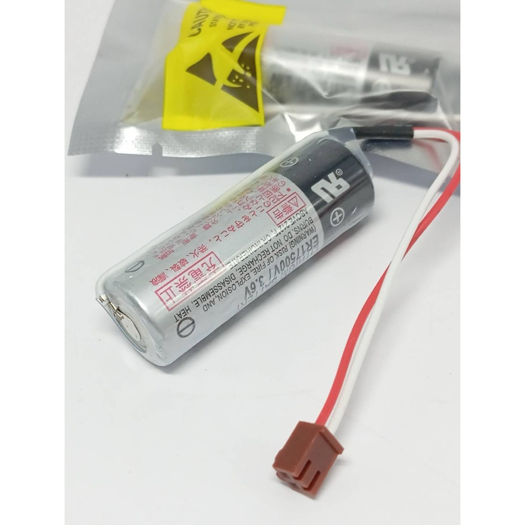 PIN LITHIUM ER17500V / 3.6V Phích cắm ngắn màu nâu ER17500V / 3.6V Express Work Giao hàng nhanh