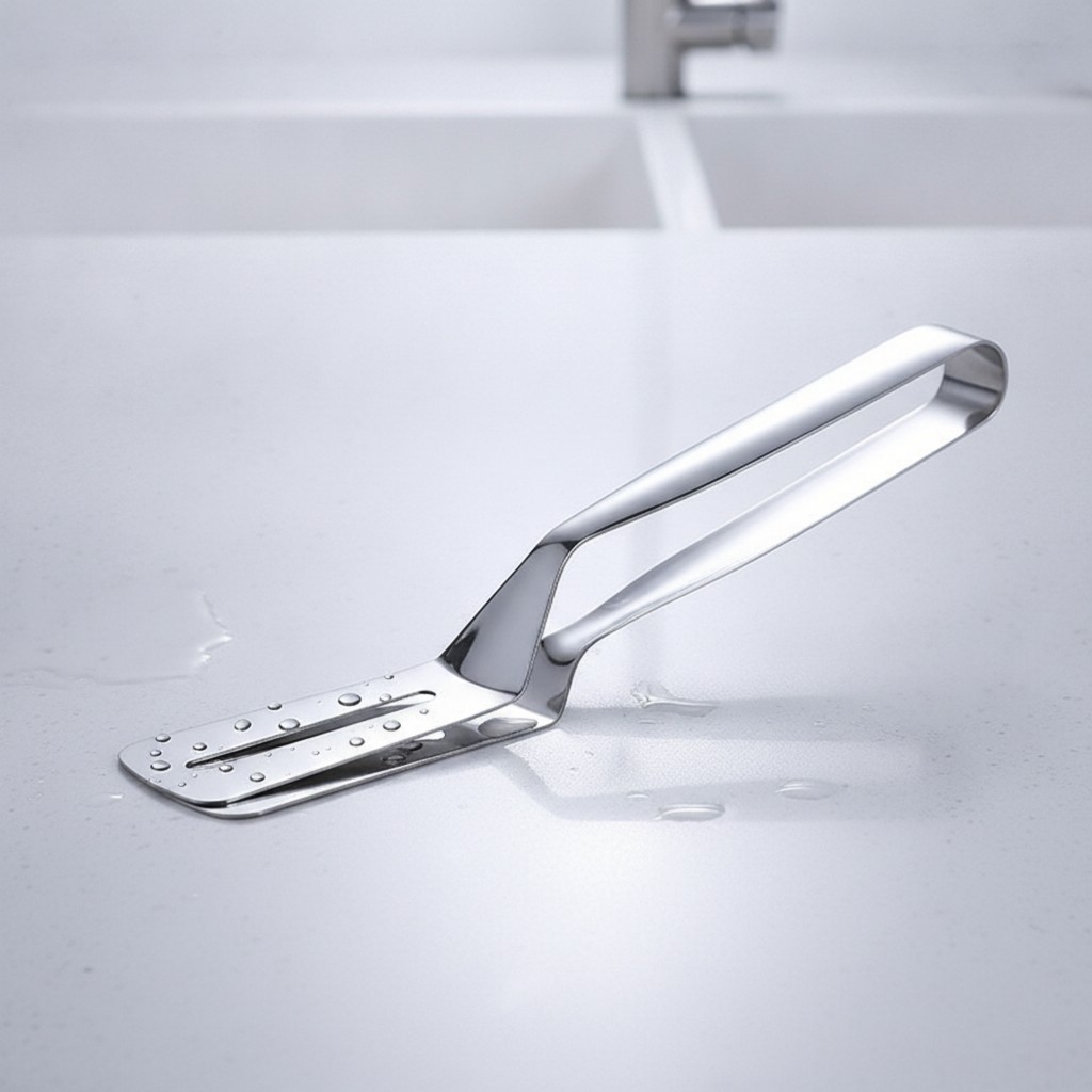 Pinza và Turner 2 trong 1 Pinzas Esptula Steak Pinza có rãnh Volteador De Alimentos 304 dành cho đầu