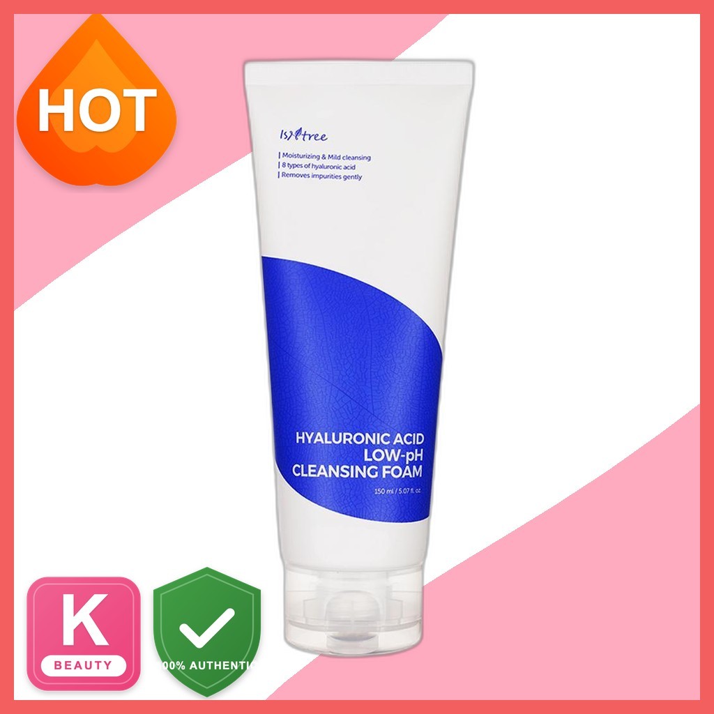 ISNTREE [Istree] Sữa rửa mặt Hyaluronic Acid Low-pH 150ml/ Sữa rửa mặt Hàn Quốc/ Sữa rửa mặt Low-pH/