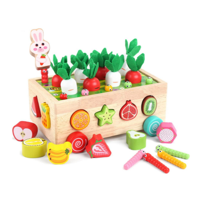 Trang trại Orchard Xe thông minh Trang trại Orchard Đồ chơi Khối xây dựng ô tô Ghép nối côn trùng Bắ