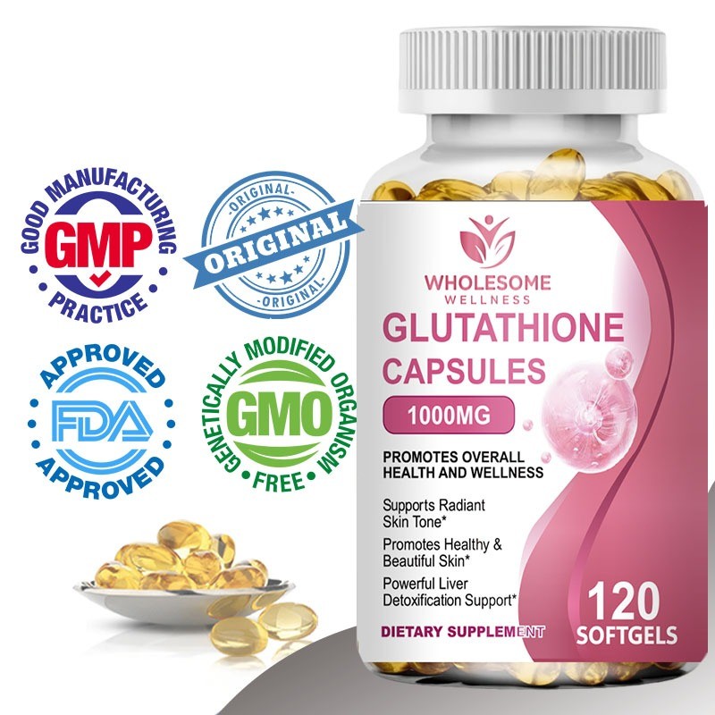 Viên Uống Glutathione 1000mg 120 Viên Hỗ Trợ Làm Sáng Da Chống Oxy Hóa Và Giảm Thâm Nám Hiệu Quả