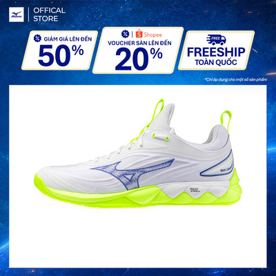 Giày bóng chuyền UNISEX WAVE LUMINOUS 3 - Vàng Xanh lam - V1GA242039