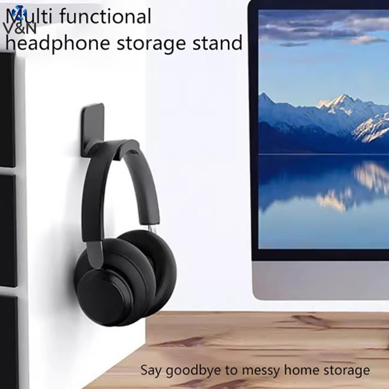 Universal Headphone Stand Holder Under Desk Hanger Hook for Gaming Headset Earphone