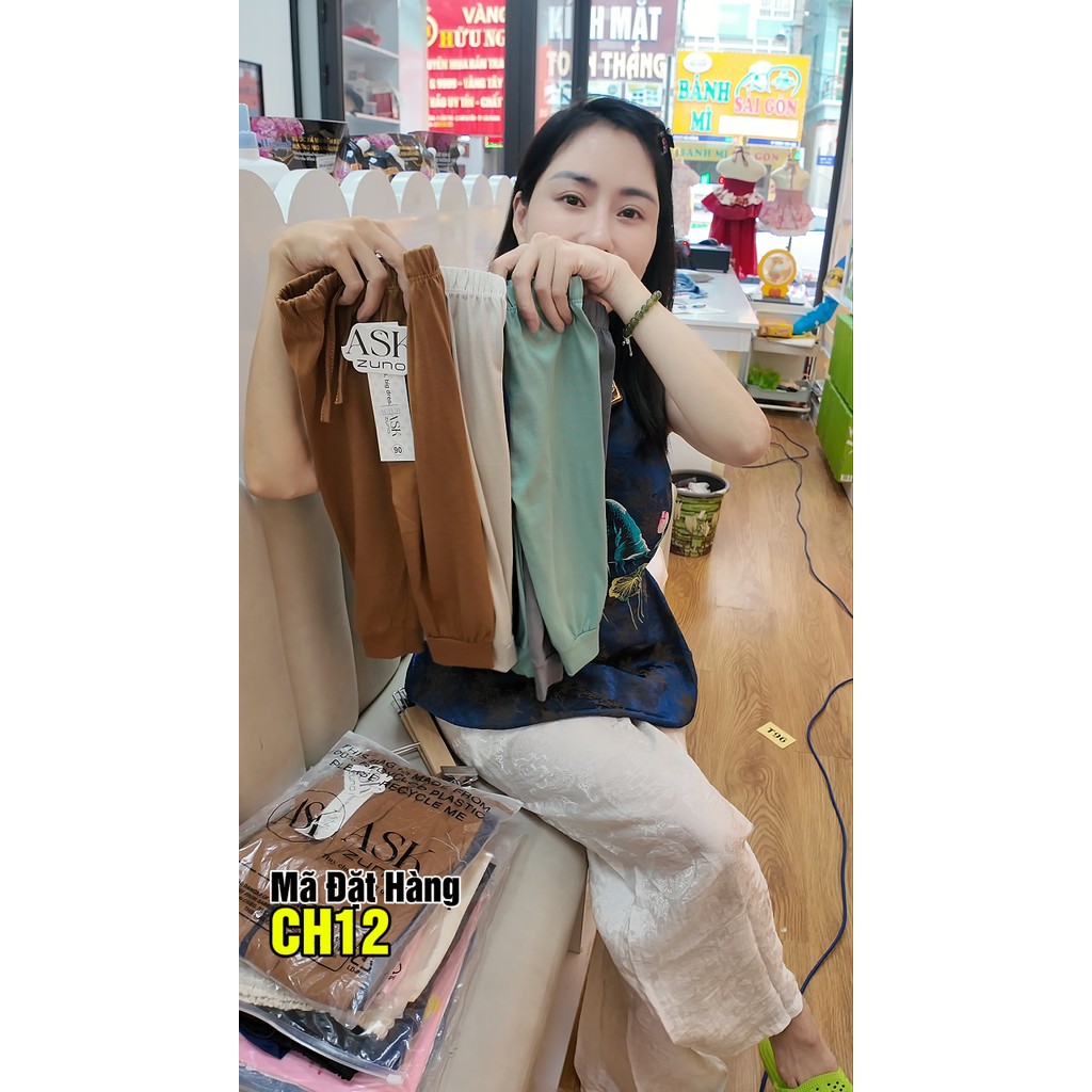 CH12 - Set 5 Quần thu cotton cho bé ASK Zuno