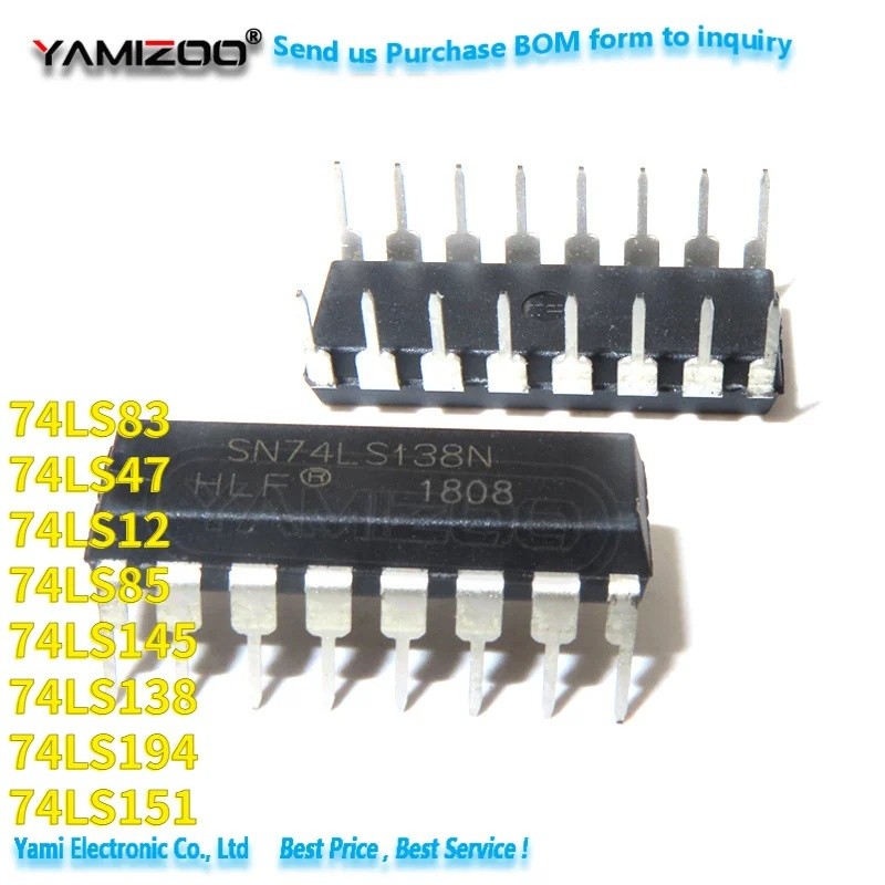 5 Chiếc 74LS47 SN74LS47N 74LS83 74LS85 74LS112 SN74LS112N 74LS138 SN74LS138N 74LS145 SN74LS145N 74LS