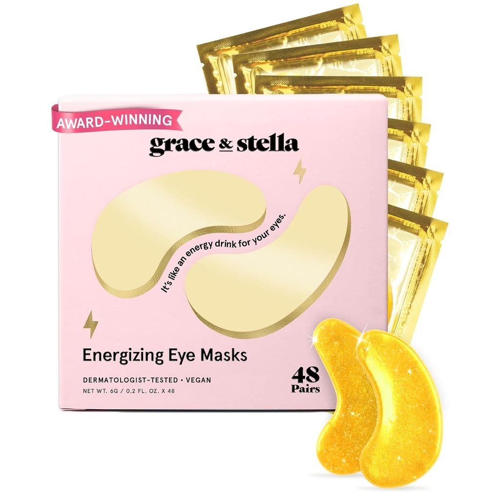 Grace & stellaAwardWinningUnderEyeMask-MothersDayGiftsBulk-GelEyePatchesforDarkCircles, PuffyEyes, W