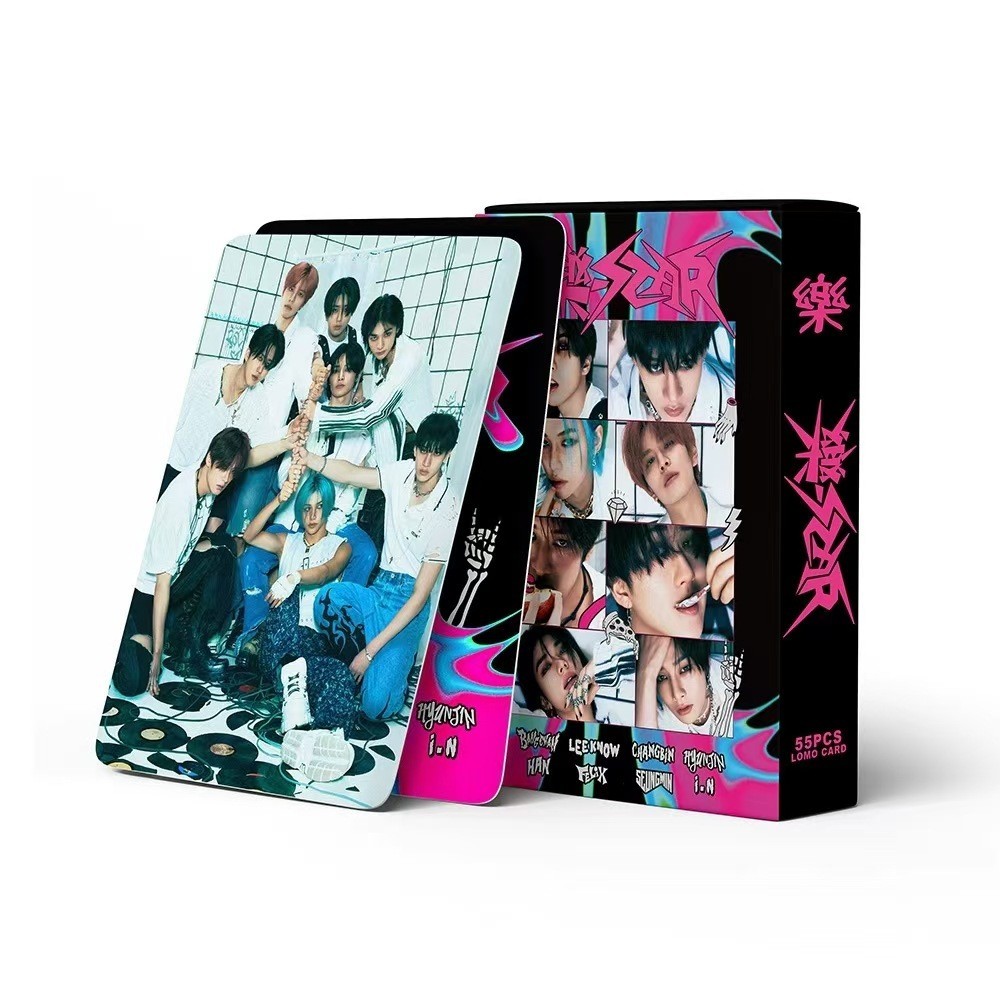Số lượng lớn 55 SKids SKids Mini Photocards < Le-STAR > Thẻ cổ vũ Bưu thiếp Hàng hóa Photocard