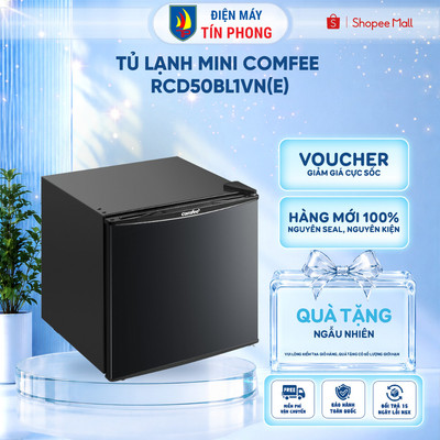 Tủ lạnh mini Comfee RCD50BL1VN(E) 45L - Inverter tiết kiệm điện năng - Bảo hành 12 tháng