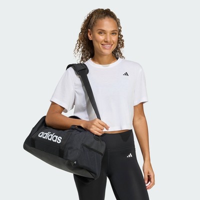 adidas Lifestyle Linear Duffel Bag Small Unisex Black JE8343