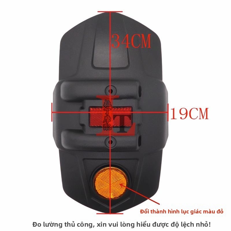Chắn bùn sau xe máy Yamaha FZ250/JYM250 chắn bùn chắc chắn chất liệu nhựa ABS bền đẹp lắp chuẩn