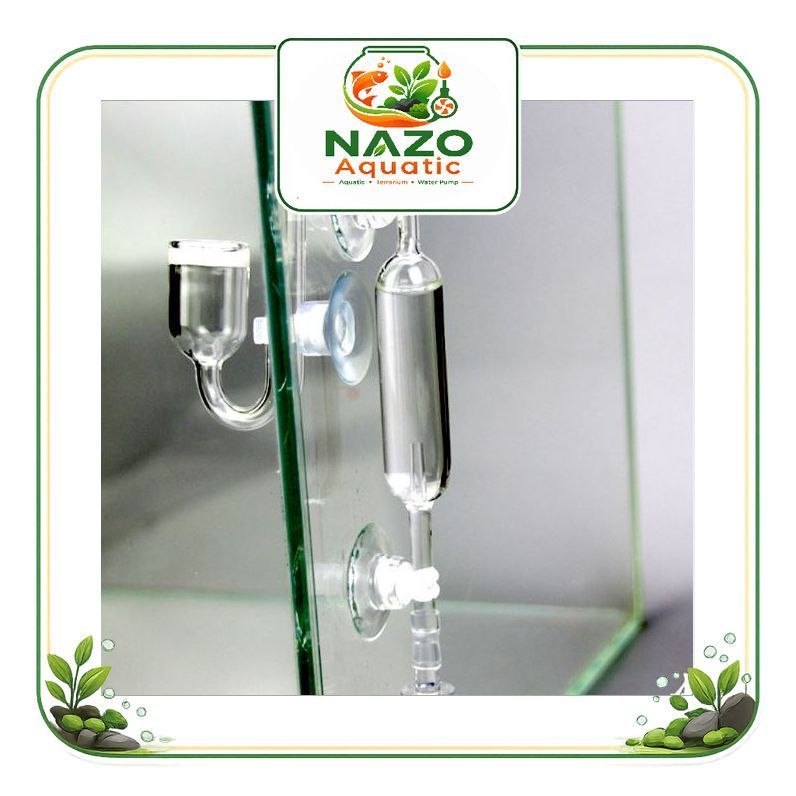 Bộ Đếm Giọt CO2 Thuỷ Tinh | Đếm Giọt CO2 Tinh Tế - Nhỏ Gọn Cho Bể Thuỷ Sinh NAZO Aquatic