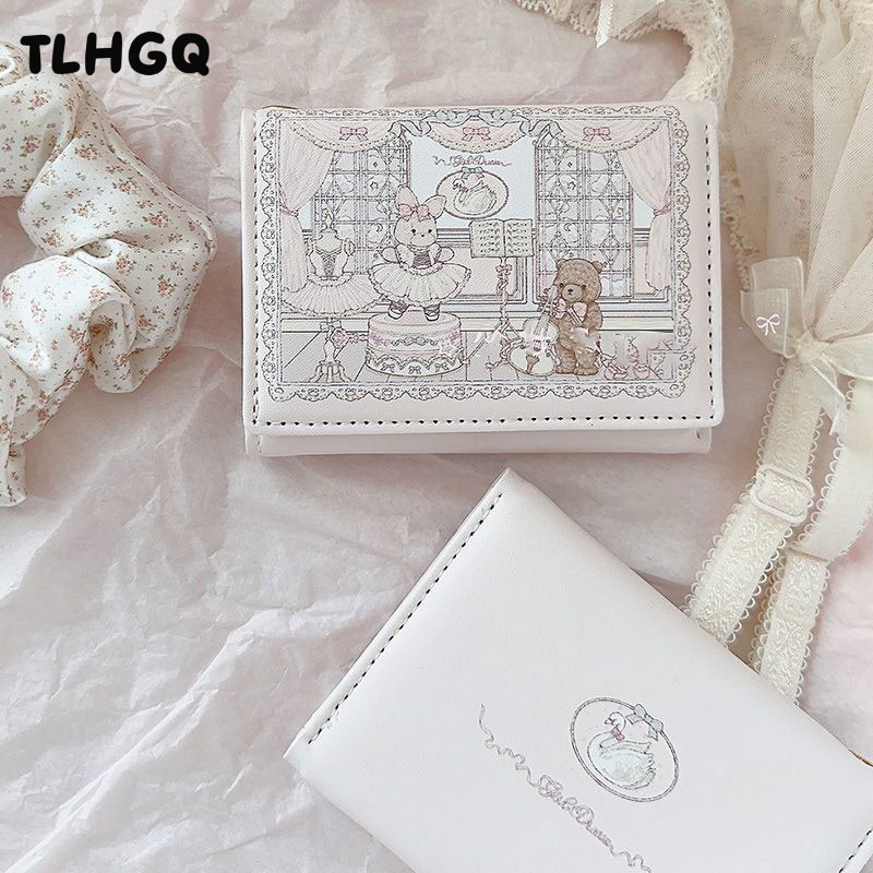 Ví Nữ TL Phong Cách Hàn Quốc Phù Hợp Với Thỏ Hoạt Hình Dễ Thương Dung Tích Lớn…
