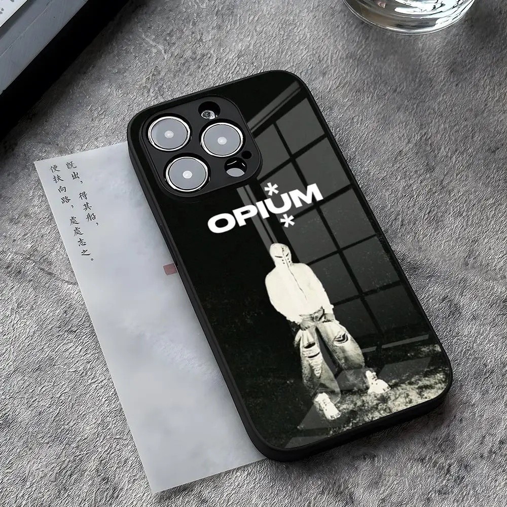 Ốp Điện Thoại BK-1 O-Opium Rap Playboi Carti Cho IPhone 13 Pro Max 14 Plus 12 Mini 11 15 X XR XS 8 7