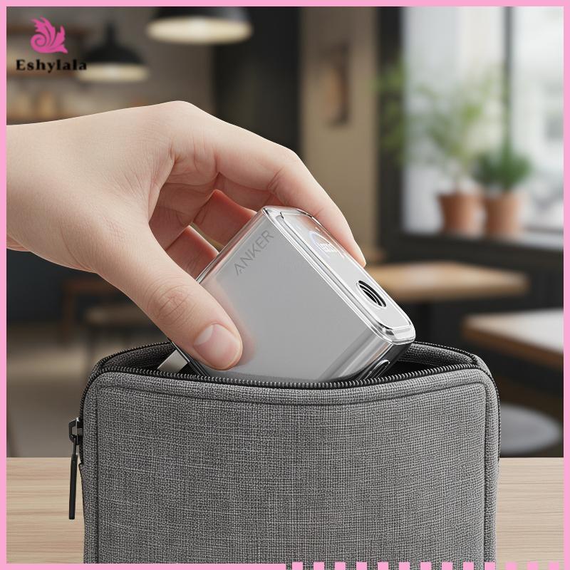 Eshylala Clear Anti-fall Soft cho Anker Prime 160W 3 cổng [MỚI]