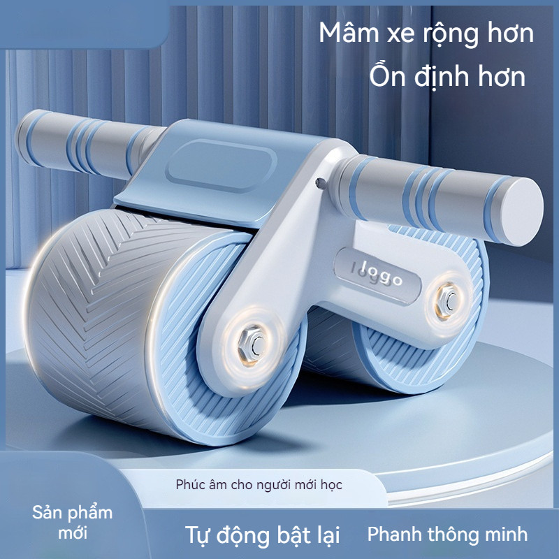 Bánh xe tập bụng tự động hồi lực, dụng cụ tập cơ bụng tại nhà - Abdominal Wheel