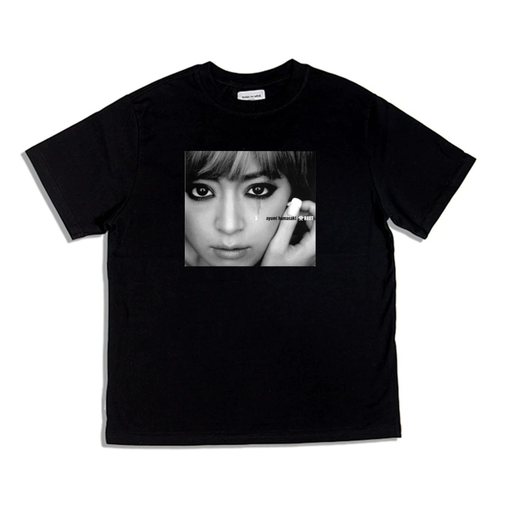 2026 Phong Cách Mới Hamasaki 🍎 Ayumi Hamasaki Áo Thun In Hình Tay Ngắn Cotton Nguyên Chất Hip-Hop Có