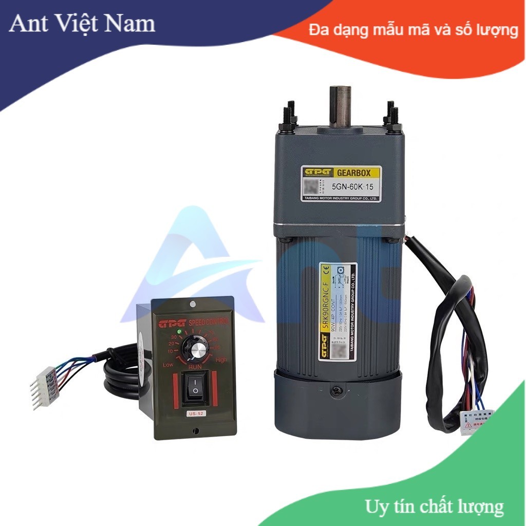 Động cơ giảm tốc GPG Taibang (các dòng 3RK15GN-C, 4RK25GN-C, 5RK40/60/90/120W) - Động cơ điều chỉnh 