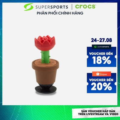 Phụ Kiện Charm Crocs Red 3D Rose - Nhiều Màu - 10013866