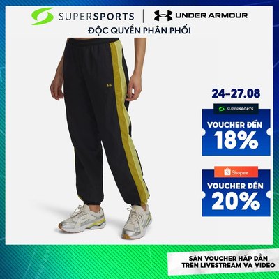 Quần Dài Thể Thao Nữ Under Armour Icon Crinkle - 6007112-001