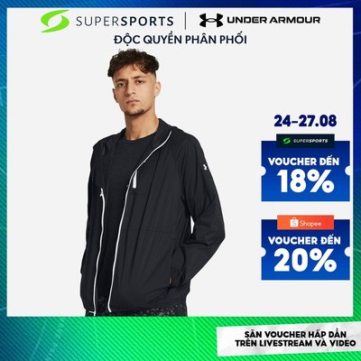 Áo Khoác Nam Under Armour Phantom Windbreaker - Đen - 1381879-001