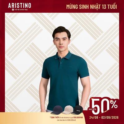 Polo Nam Tay Ngắn Mercerized Aristino Regular Fit Co Giãn nhẹ APS055AS3/APS056AS3/APS057AS3